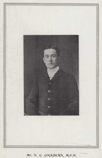 Sr. N C Cockburn, MFH de English Photographer
