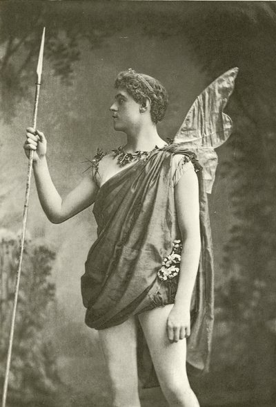 Mr Otto Stuart como Oberon (gravure) de English Photographer