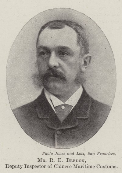 Sr. R E Bredon, Inspector Adjunto de Aduanas Marítimas Chinas de English Photographer