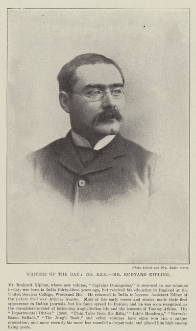 Sr. Rudyard Kipling de English Photographer
