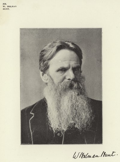 Sr. W Holman Hunt de English Photographer