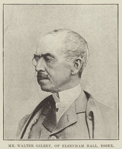 El Sr. Walter Gilbey, de Elsenham Hall, Essex de English Photographer