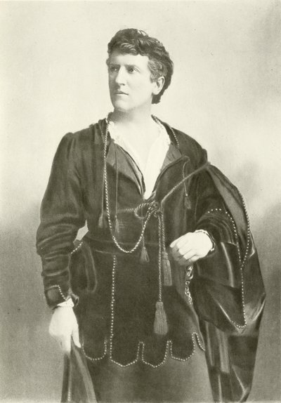 Mr Wilson Barrett como Hamlet (gravure) de English Photographer