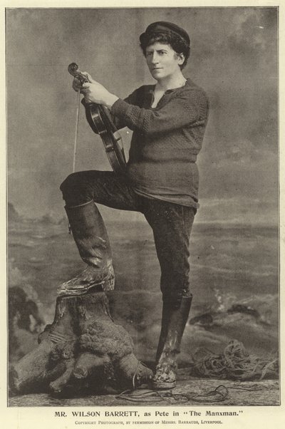 Señor Wilson Barrett, como Pete en The Manxman de English Photographer