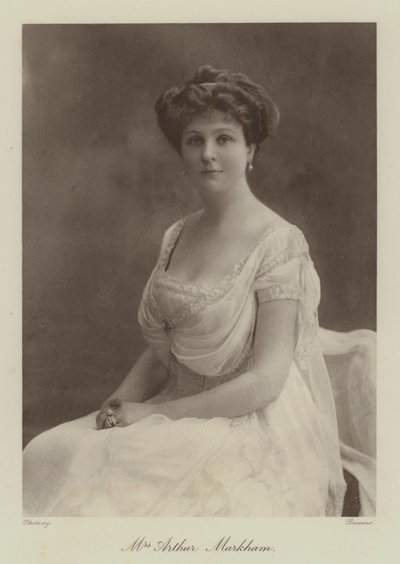 Sra. de Arthur Markham (foto b/n) de English Photographer