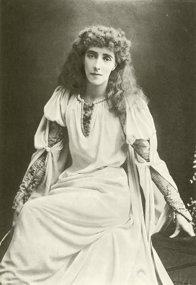 Mrs Beerbohm Tree como Ofelia (gravure) de English Photographer