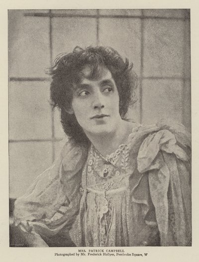 Mrs Patrick Campbell de English Photographer