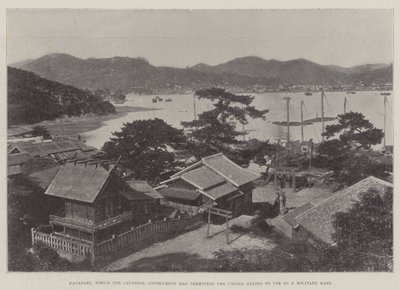 Nagasaki, que el gobierno japonés ha permitido a los Estados Unidos usar como base militar de English Photographer