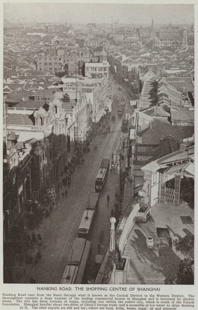 Calle Nanking, el centro comercial de Shanghái de English Photographer