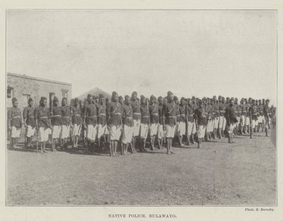 Policía nativa, Bulawayo de English Photographer