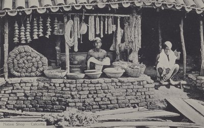 Tienda nativa, Calcuta, India de English Photographer