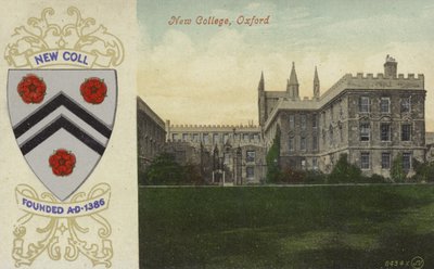New College, Oxford de English Photographer