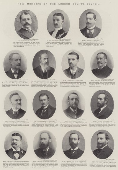 Nuevos Miembros del Consejo del Condado de Londres de English Photographer