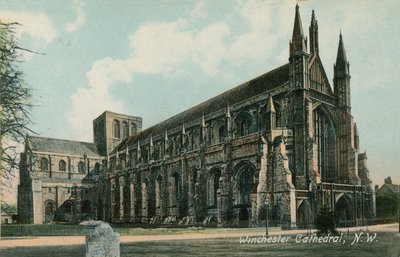 Vista noroeste de la Catedral de Winchester de English Photographer