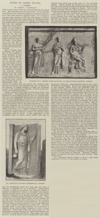 Notas de Viaje Griego, Atenas de English Photographer