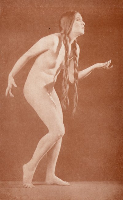 Arte nudista: Suplicando (foto b/n) de English Photographer