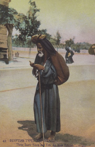 Anciano árabe, Egipto (foto coloreada) de English Photographer