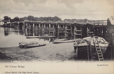 Puente Viejo de Putney, Londres de English Photographer