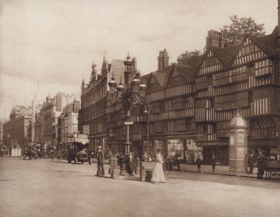 Casas antiguas, Holborn, Londres (foto en blanco y negro) de English Photographer