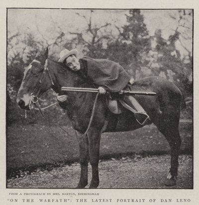 En la Senda de Guerra, el Último Retrato de Dan Leno de English Photographer