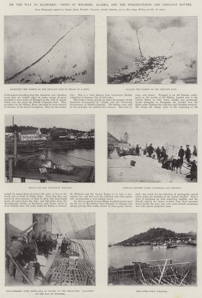 Camino a Klondike, vistas de Wrangel, Alaska, y las rutas Stikine-Teslin y Chilcoot de English Photographer