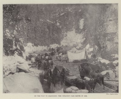 En camino a Klondike, la ruta del Paso Chilcoot en 1898 de English Photographer