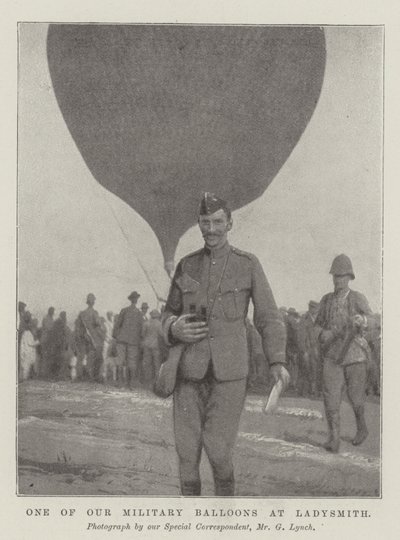 Uno de Nuestros Globos Militares en Ladysmith de English Photographer