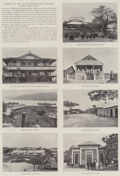 Inauguración del ferrocarril Matadi-Stanley-Pool, Estado Libre del Congo de English Photographer