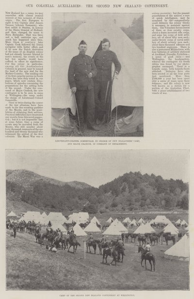 Nuestros Auxiliares Coloniales, el Segundo Contingente de Nueva Zelanda de English Photographer