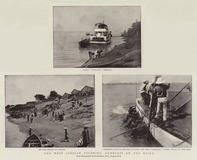 Nuestras colonias de África Occidental, cañoneras en el Níger de English Photographer