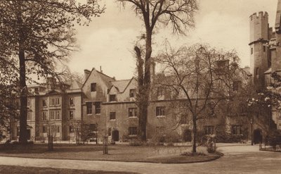 Oxford: Balliol College, el lado oeste del Garden Quadrangle (foto b/n) de English Photographer