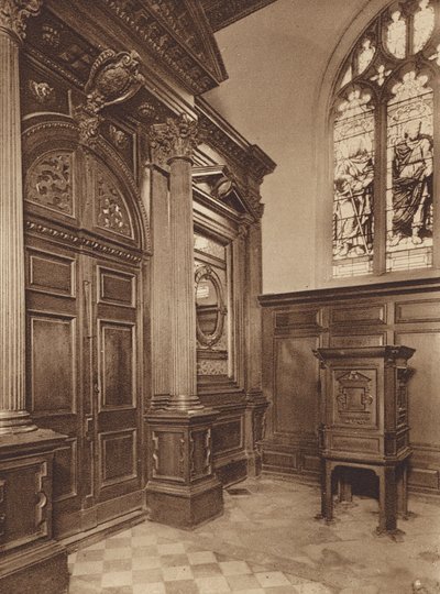 Oxford: Lincoln College, The Chapel Screen de English Photographer