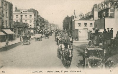 Oxford Street, Este desde Marble Arch de English Photographer