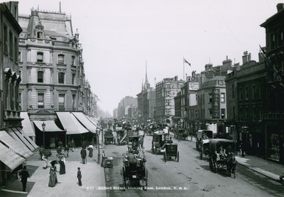 Oxford Street, Londres, mirando al este de English Photographer