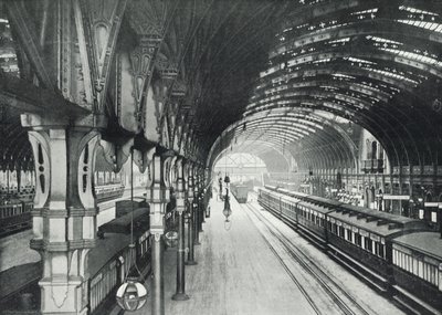 Estación de Paddington, vista general de las plataformas de English Photographer