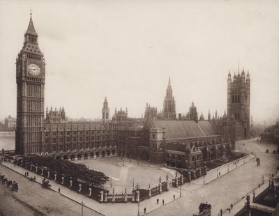 Palacio de Westminster, Londres (foto en blanco y negro) de English Photographer