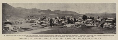 Panorama de Burghersdorp, Colonia del Cabo, ocupada por los Bóers de English Photographer