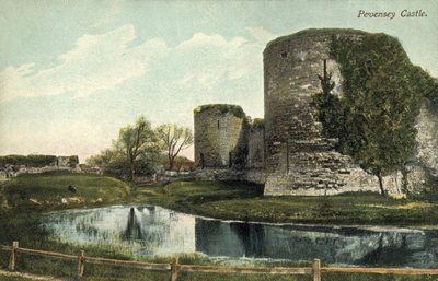 Castillo de Pevensey (foto en color) de English Photographer