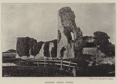 Castillo de Pevensey, Sussex de English Photographer