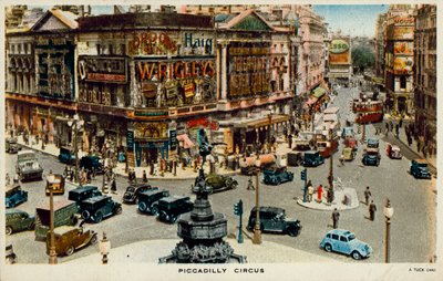 Piccadilly Circus, Londres de English Photographer