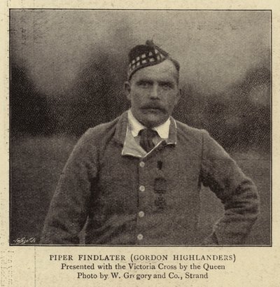 Gaitero Findlater, Gordon Highlanders de English Photographer