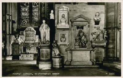 Rincón de los Poetas, Abadía de Westminster de English Photographer