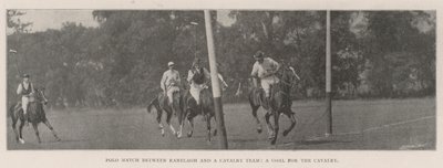 Partido de Polo entre Ranelagh y un Equipo de Caballería, un Gol para la Caballería de English Photographer