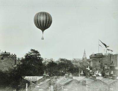 Poplar Recreation Ground: globo aerostático, 1892 de English Photographer