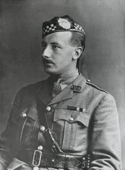 Retrato del Capitán Arthur Henderson VC, 2º Batallón Argyll y Sutherland Highlanders, 1915 de English Photographer