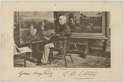 Retrato de G A Storey de English Photographer
