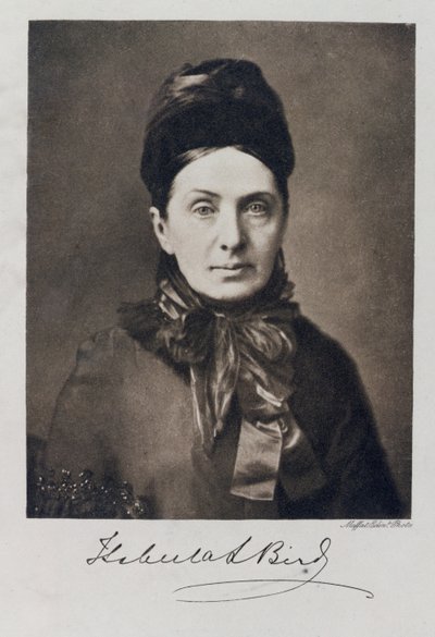 Retrato de Isabella Bird Bishop de English Photographer