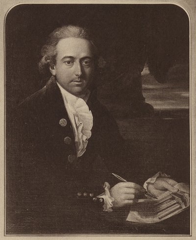Retrato de James Adam (foto en blanco y negro) de English Photographer