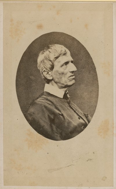Retrato de John Henry Newman de English Photographer