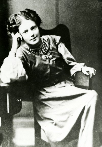 Retrato de Mary Eleanor Gawthorpe, c.1909 de English Photographer